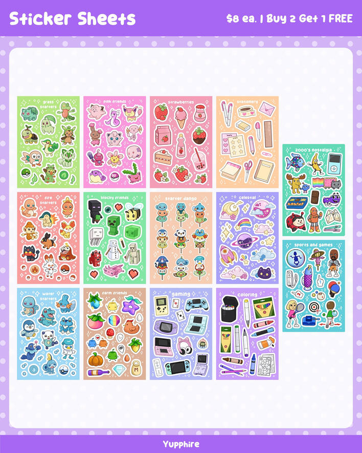 Sticker Sheets Sticker Sheets