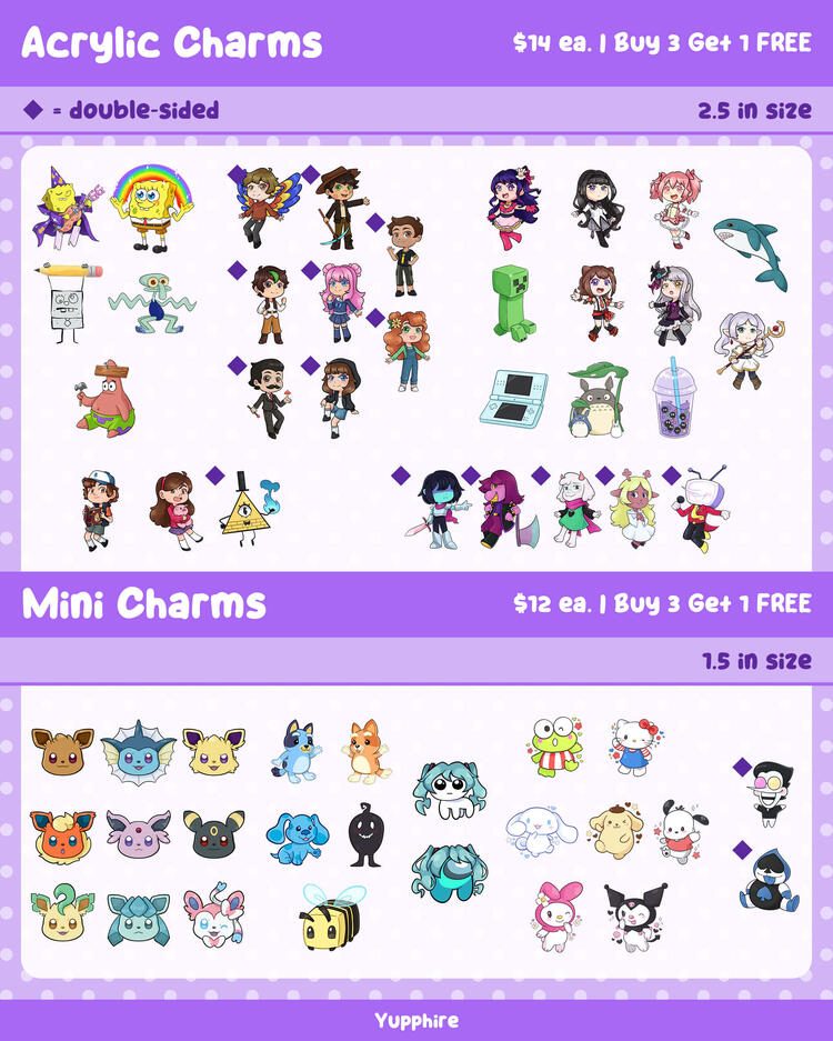 Charms &amp; Mini Charms