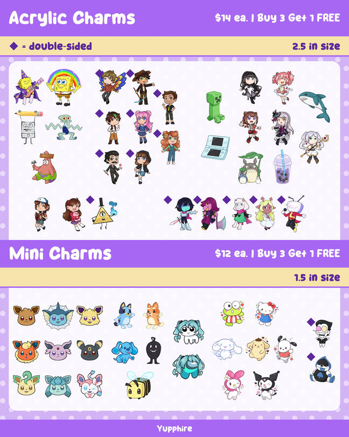 Charms &amp; Mini Charms